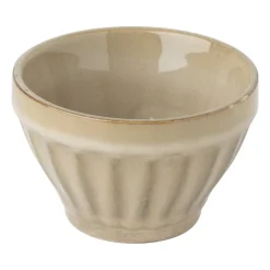 Xenos Schaal facet - beige - ⌀9x5.7 cm- Schalen|Kommen