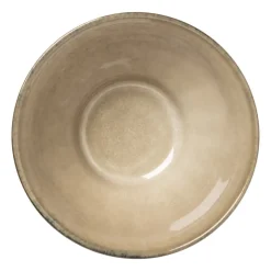 Xenos Schaal facet - beige - ⌀13x7.5 cm- Schalen|Kommen