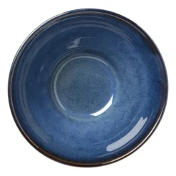 Xenos Schaal facet - donkerblauw - ⌀13x7.5 cm- Schalen|Kommen