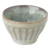 Xenos Schaal facet - lichtblauw - ⌀9x5.7 cm- Schalen|Kommen