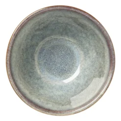 Xenos Schaal facet - lichtblauw - ⌀9x5.7 cm- Schalen|Kommen