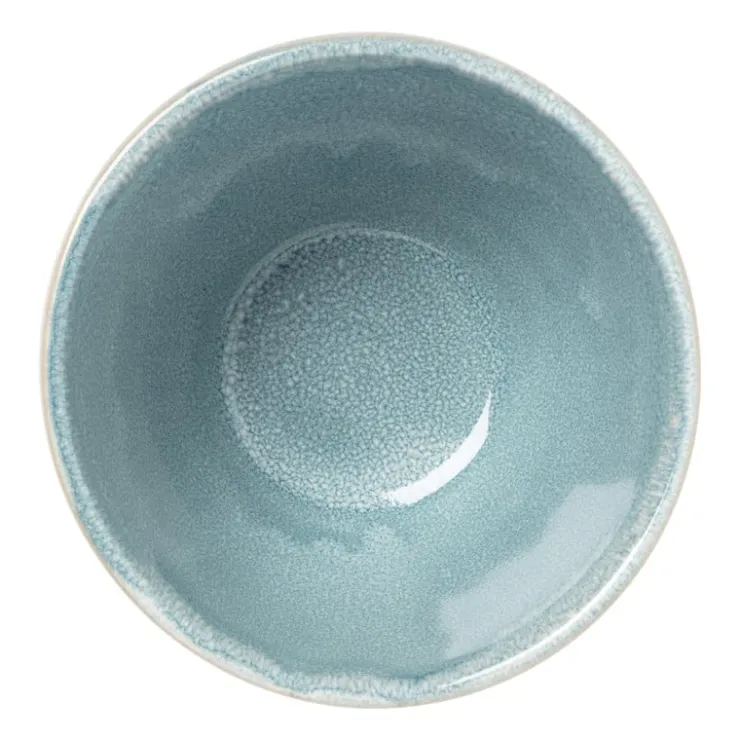 Xenos Schaal facet - turquoise - ⌀9x5.7 cm- Schalen|Kommen