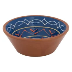 Xenos Schaal Fiesta - 11 cm - blauw- Tapasservies|Schalen