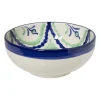 Xenos Schaal flor - groen/blauw - ø25 cm- Schalen