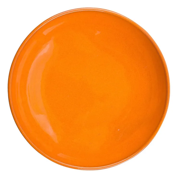 Xenos Schaal Selena - oranje - 22 cm- Schalen