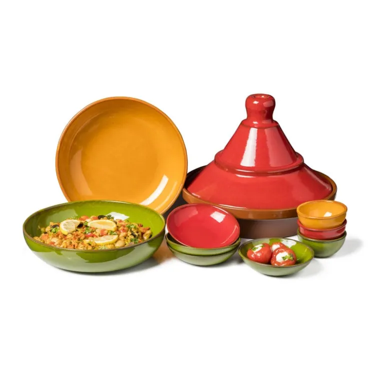 Xenos Schaal Selena - rood - 8 cm- Schalen|Kommen