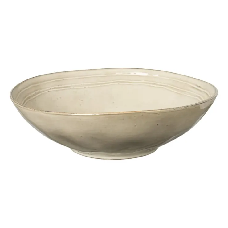 Xenos Schaal Toscane - beige - ø30 cm- Schalen