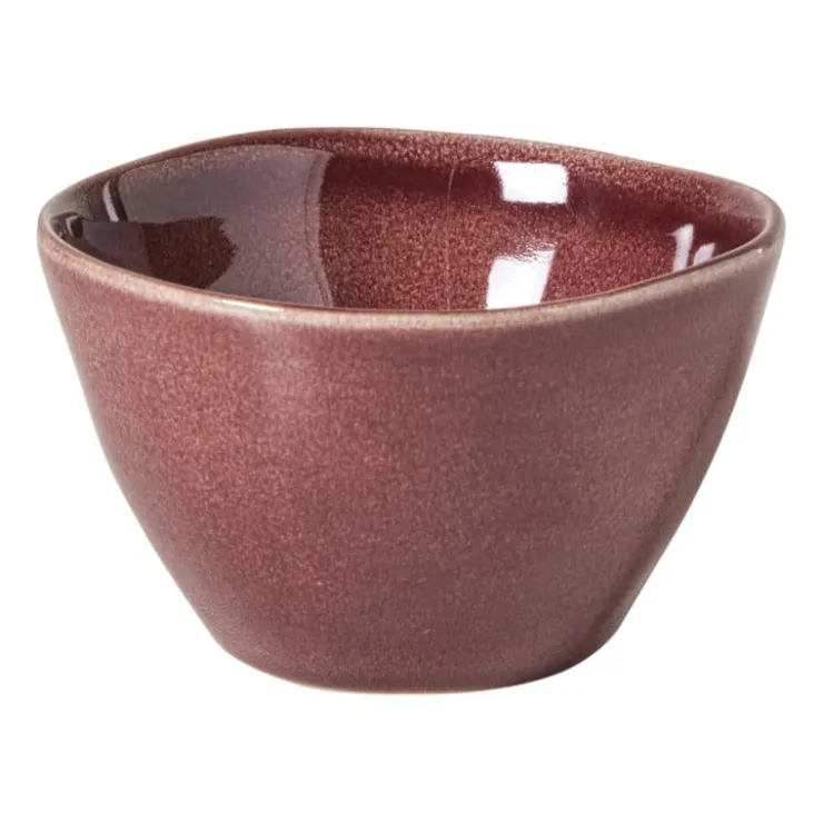 Xenos Schaal Toscane - bordeauxrood - ø11x6.5 cm- Schalen|Kerstservies