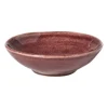 Xenos Schaal Toscane - bordeauxrood - ø11.8x2.5 cm- Schalen|Kerstservies