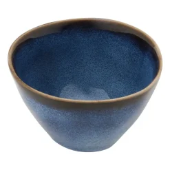 Xenos Schaal Toscane - donkerblauw - ø11x6.5 cm- Schalen|Kommen