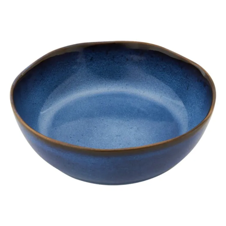 Xenos Schaal Toscane - donkerblauw - ø22.8 cm- Schalen
