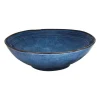 Xenos Schaal Toscane - donkerblauw - ø30 cm- Schalen