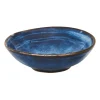 Xenos Schaal Toscane - donkerblauw - ø11x3.5 cm- Schalen|Kommen