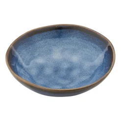 Xenos Schaal Toscane - donkerblauw - ø11x3.5 cm- Schalen|Kommen