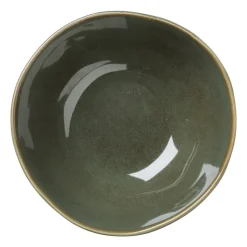 Xenos Schaal Toscane - donkergroen - ø17 cm- Schalen