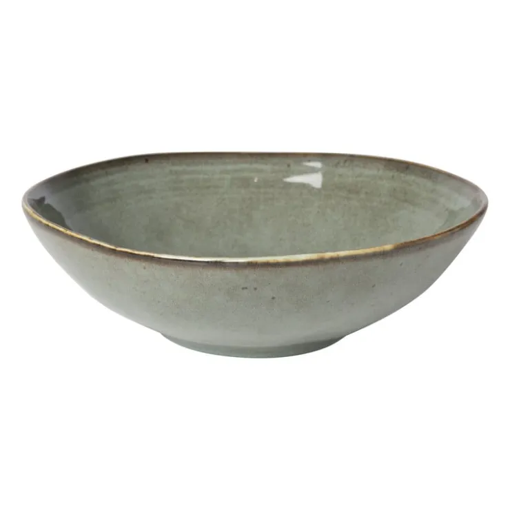 Xenos Schaal Toscane - lichtgroen - ø24 cm- Schalen|Kommen