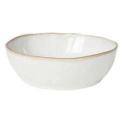 Xenos Schaal Toscane - wit - ø22.8 cm- Schalen|Kommen