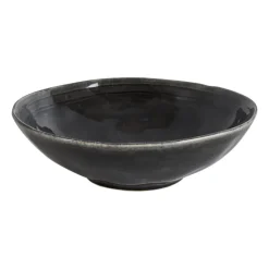 Xenos Schaal Toscane - zwart - ø30 cm- Schalen