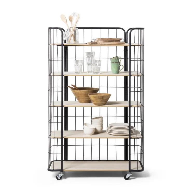 Xenos Schaal van mangohout - 21 cm- Buitenservies|Schalen
