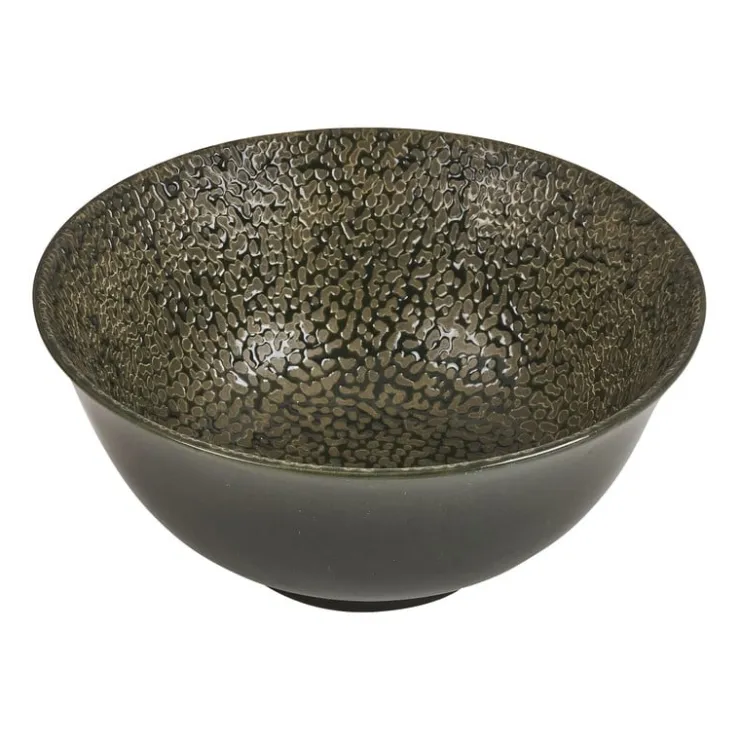 Xenos Schaal zoe - groen - ø15.5x7 cm- Schalen|Kommen