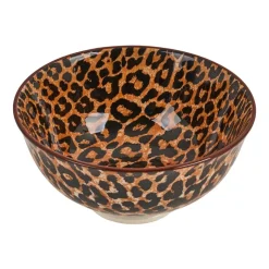 Xenos Schaal zoe - panter- ø11.5x6 cm- Schalen|Kommen
