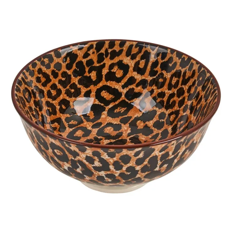 Xenos Schaal zoe - panter- ø11.5x6 cm- Schalen|Kommen