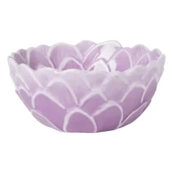 Xenos Schaaltje bloem - lila - ø14.5x6.6 cm- Schalen