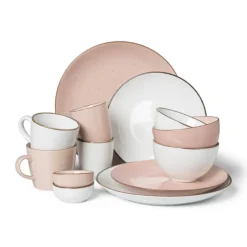 Xenos Schaaltje Emma - roze - ø7x3.5 cm- Tapasservies|Schalen