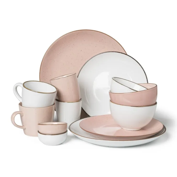 Xenos Schaaltje Emma - roze - ø7x3.5 cm- Tapasservies|Schalen