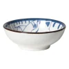 Xenos Schaaltje Mico kat klein - blauw/wit - ø8x3 cm- Sushi Servies|Schalen