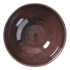 Xenos Schaaltje Olivia - bordeauxrood/beige - ø16.8x7 cm- Schalen