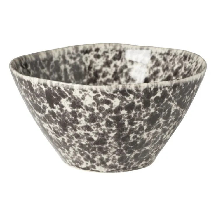 Xenos Schaaltje Roots - zwart/wit - ø15.7x8.2 cm- Schalen