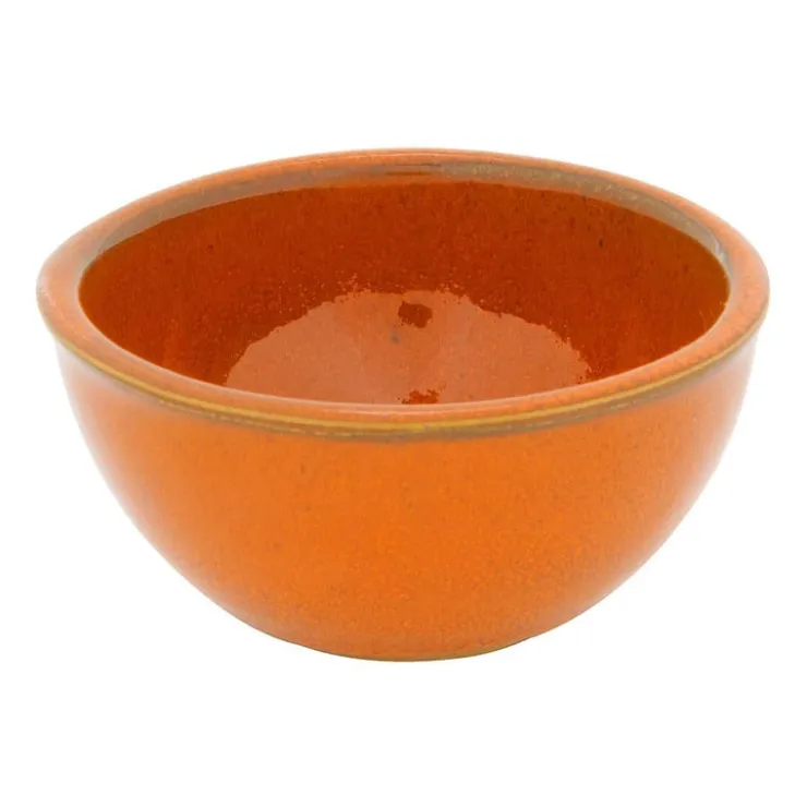 Xenos Schaaltje Selena - oranje - 8 cm- Schalen|Kommen