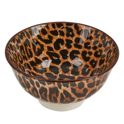 Xenos Schaaltje zoe - panter- ø9x5 cm- Schalen|Kommen