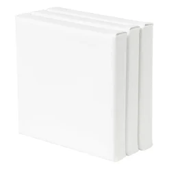 Xenos Schildersdoek canvas - 10x10 cm - set van 3- Schildersdoeken