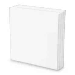 Xenos Schildersdoek canvas - 20x20 cm - set van 3- Schildersdoeken