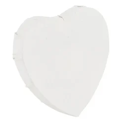 Xenos Schildersdoek hart - set van 3 - 10 cm- Schildersdoeken