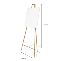 Xenos Schildersezel voor welkomstbord - goud - 146.7 cm- Schildersezels|Bruiloft