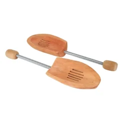 Xenos Schoenspanners - 29x7,6x7 cm - hout/ijzer- Schoenenrek