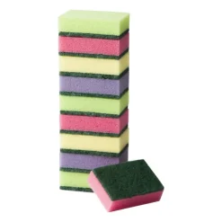 Xenos Schuursponsjes - set van 10- Schuursponsjes