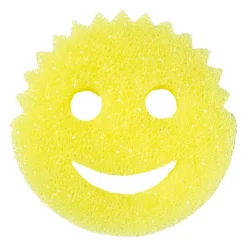 Xenos Scrub daddy - geel - ø10.7 cm- Schuursponsjes