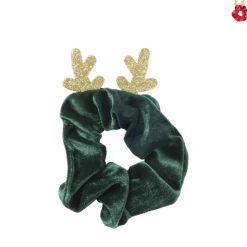 Xenos Scrunchie kerst - velvet - diverse kleuren- Kerstcadeaus