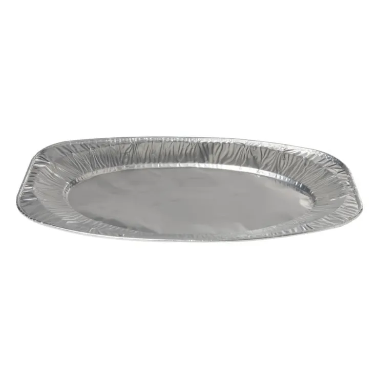 Xenos Serveerschaal - aluminium - 2.9x42.6x28.6 cm - set van 2- Wegwerpservies