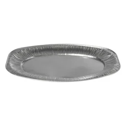 Xenos Serveerschaal - aluminium - 2.4x35.2x24.7 cm - set van 3- Wegwerpservies