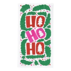 Xenos Servet ho ho ho - multikleur - 33x40 cm- Papieren Servetten|Kersttafelkleden