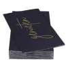 Xenos Servet lang - blauw - 33x33 cm- Kertservetten