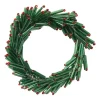 Xenos Servetring kersttak - groen/rood - ø7 cm- Servetten|Servetringen