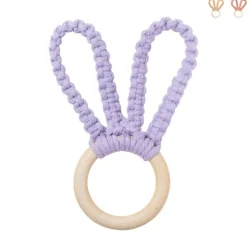 Xenos Servetring konijn - diverse kleuren - ø6.5x15 cm- Servetten|Servetringen