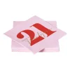 Xenos Servetten 21 jaar - rood - set van 20- Papieren Servetten|Verjaardagen