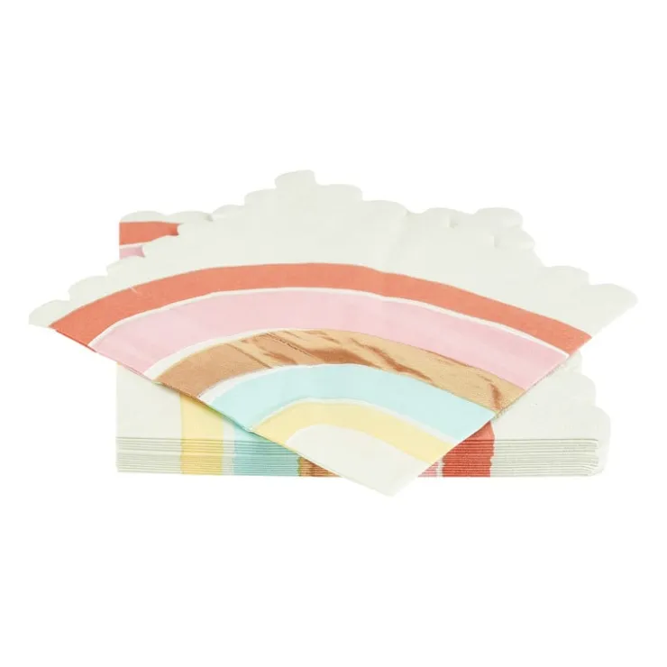 Xenos Servetten regenboog - set van 16- Kinderfeestjes|Verjaardagen